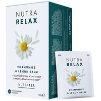 NutraRelax Sleep & Calm Tea - Chamomile & Lemon Balm
